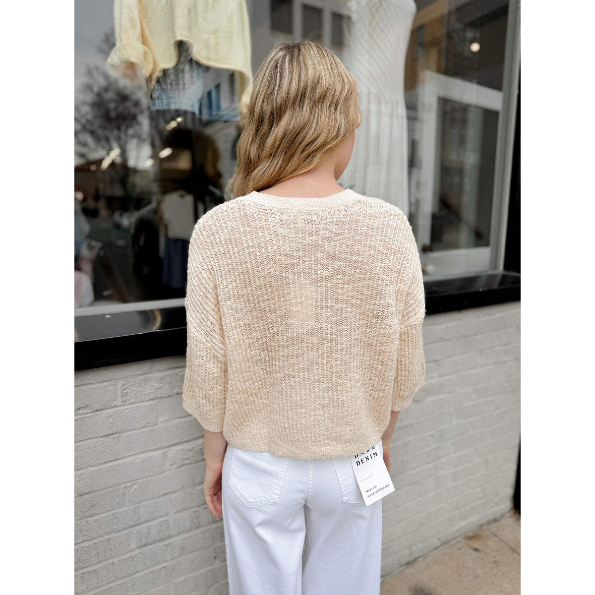 Sandpiper Knit Tee - Joanna A. Boutique