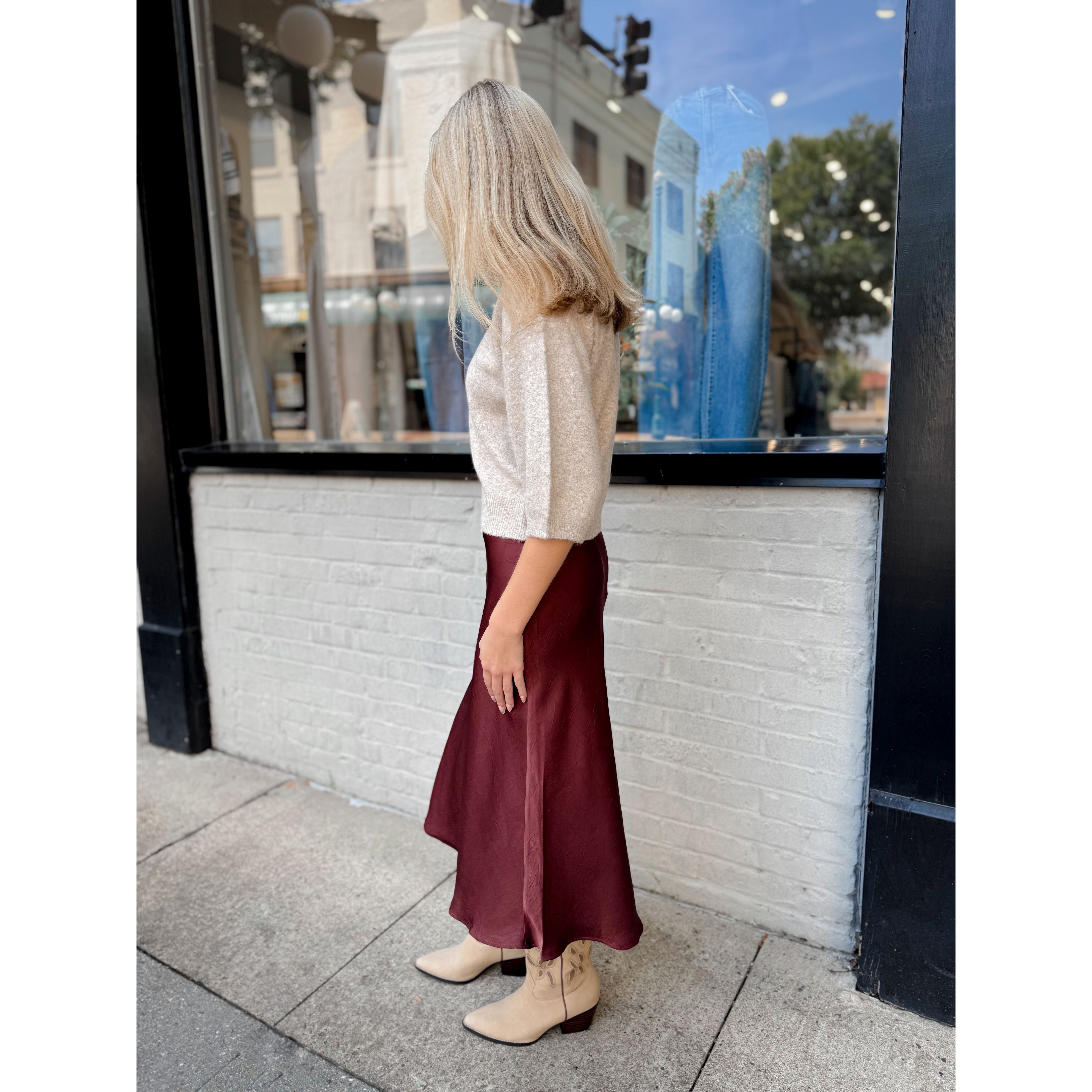 Carolyn Midi Skirt - Joanna A. Boutique
