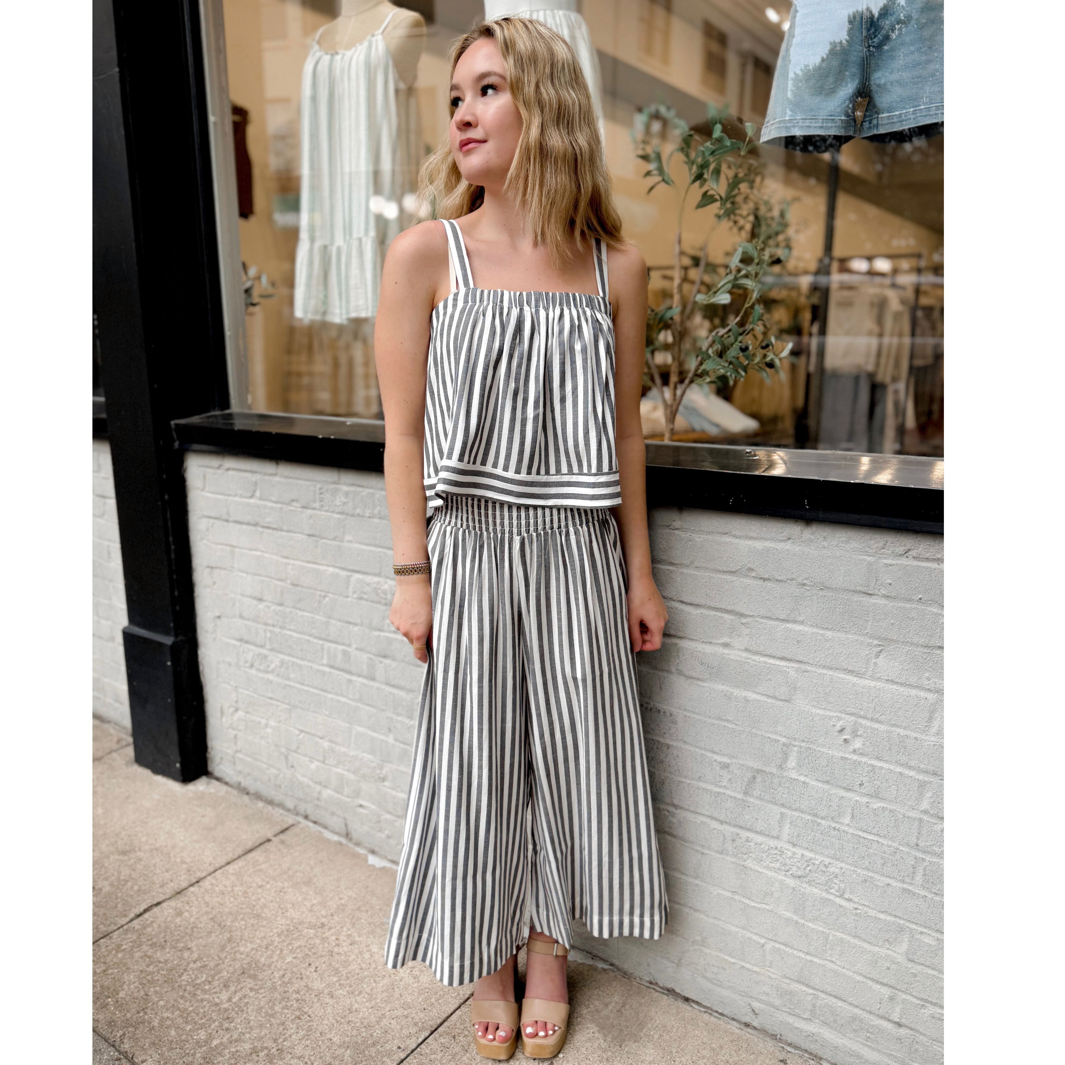 Nomad Striped Pants - Joanna A. Boutique