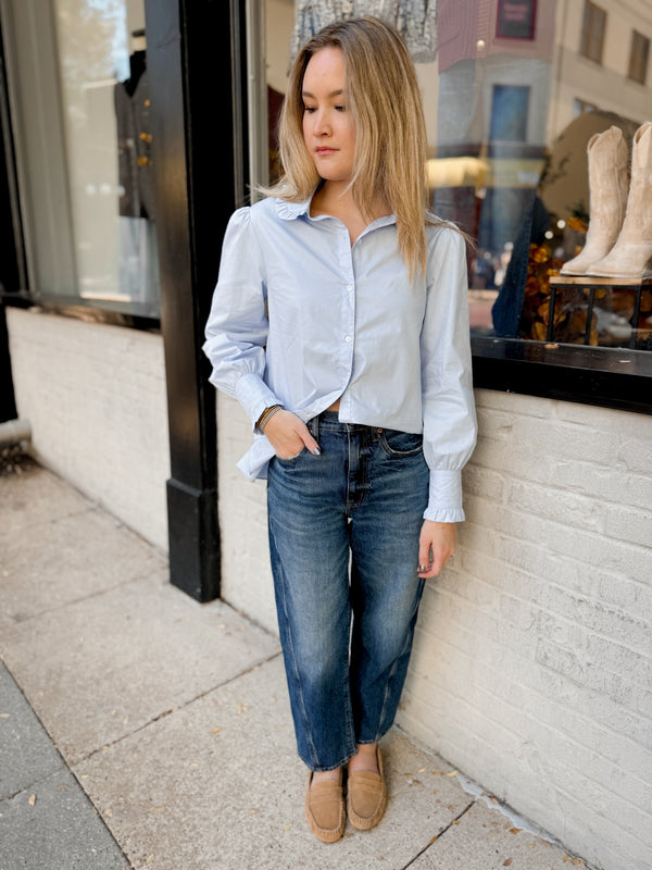 Campbell Button Up | Light Blue