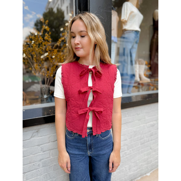 Colette Quilted Vest - Joanna A. Boutique