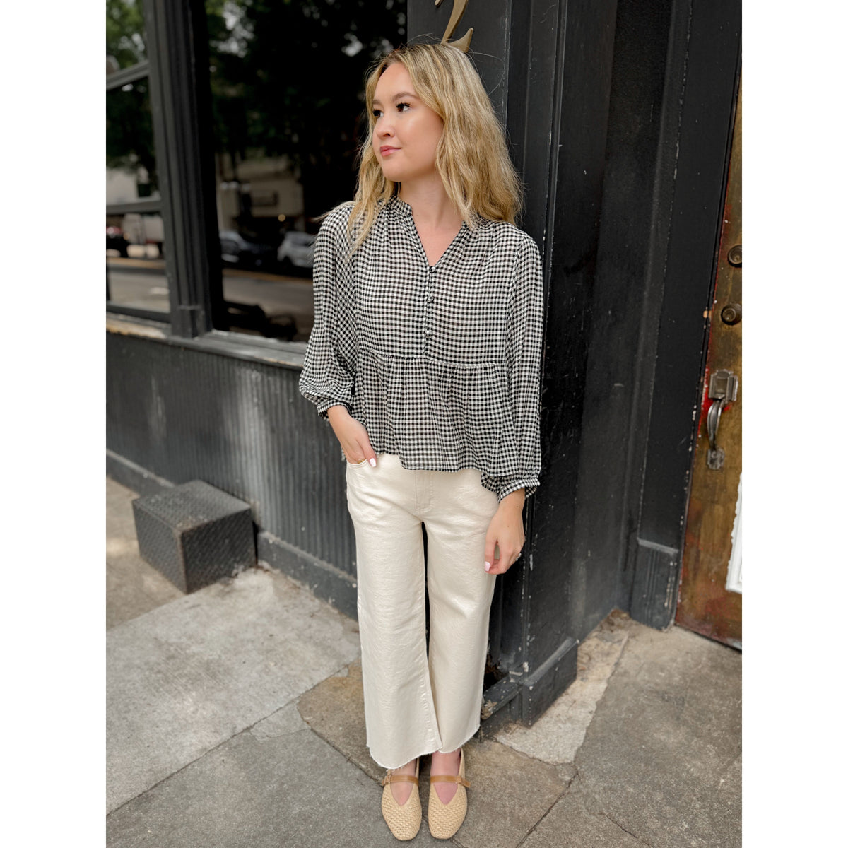 Mara Gingham Top - Joanna A. Boutique