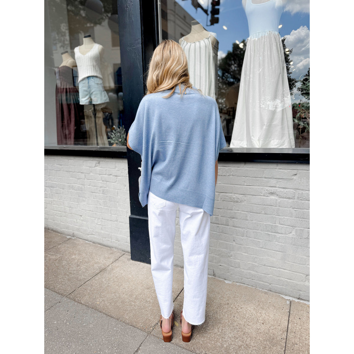 Caroline Top | Denim - Joanna A. Boutique