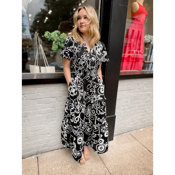 Haylie Poplin Maxi Dress