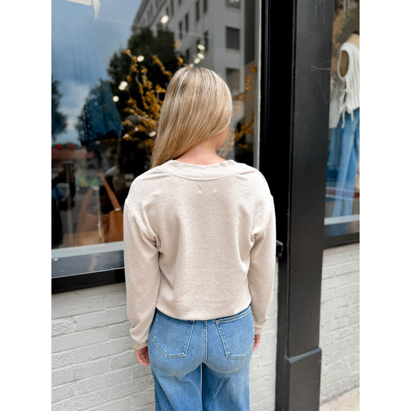 Manal Brushed Top - Joanna A. Boutique