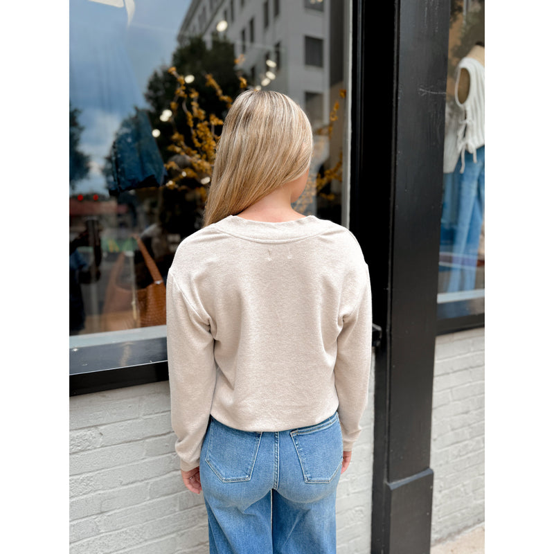 Manal Brushed Top