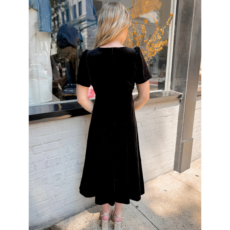Mira Velvet Midi Dress - Joanna A. Boutique