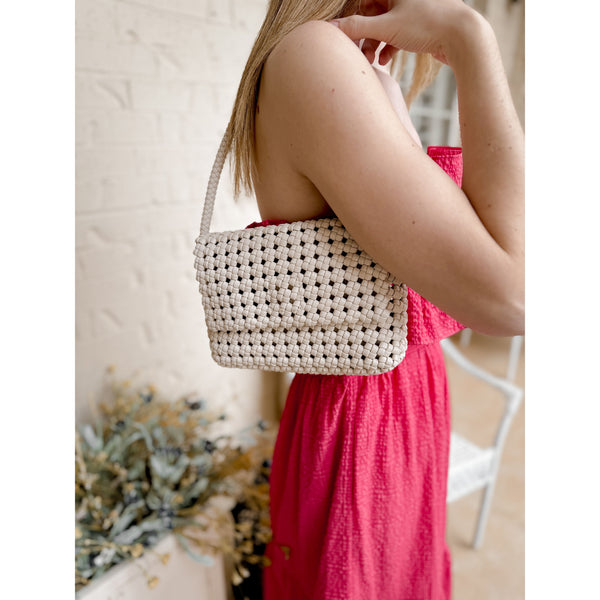 Shelly Shoulder Bag | Bone - Joanna A. Boutique