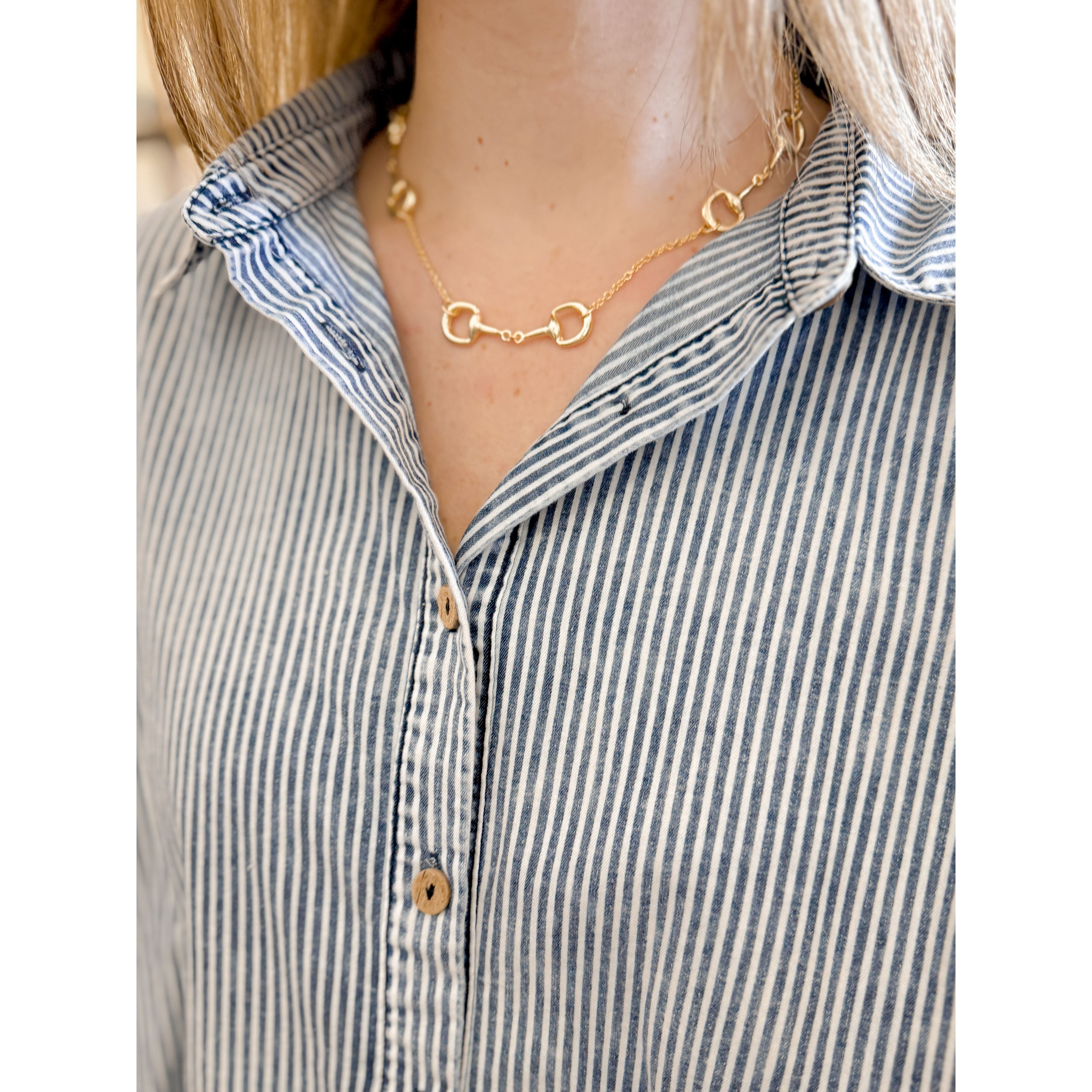 Horsebit Necklace - Joanna A. Boutique