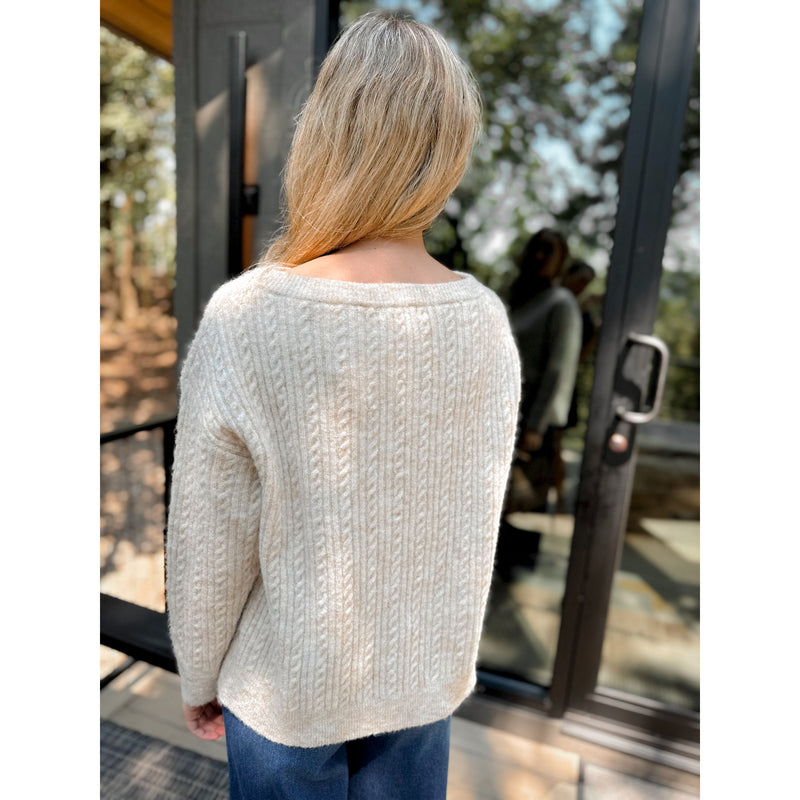 Bailey Cable Sweater - Joanna A. Boutique