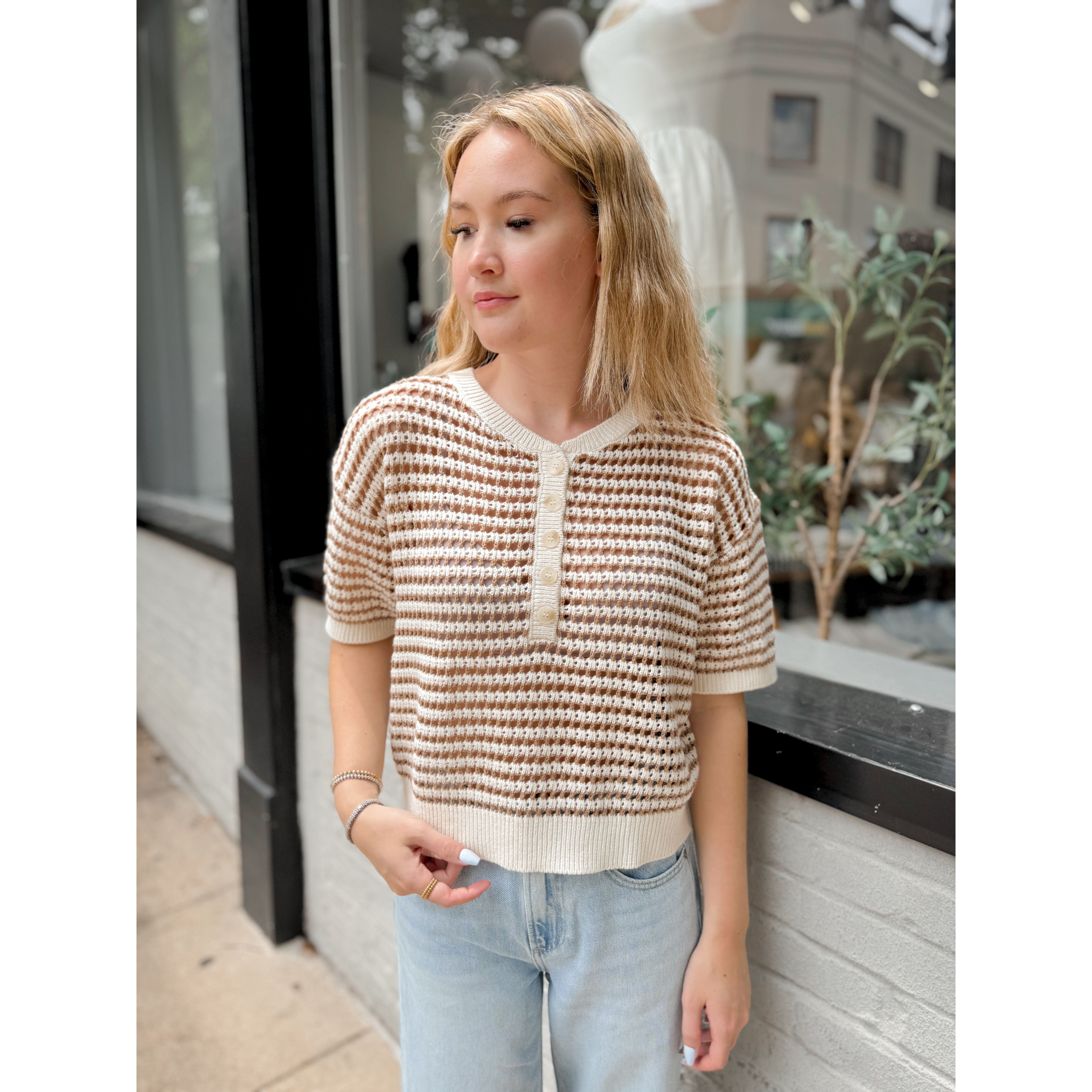 Kylo Striped Sweater - Joanna A. Boutique
