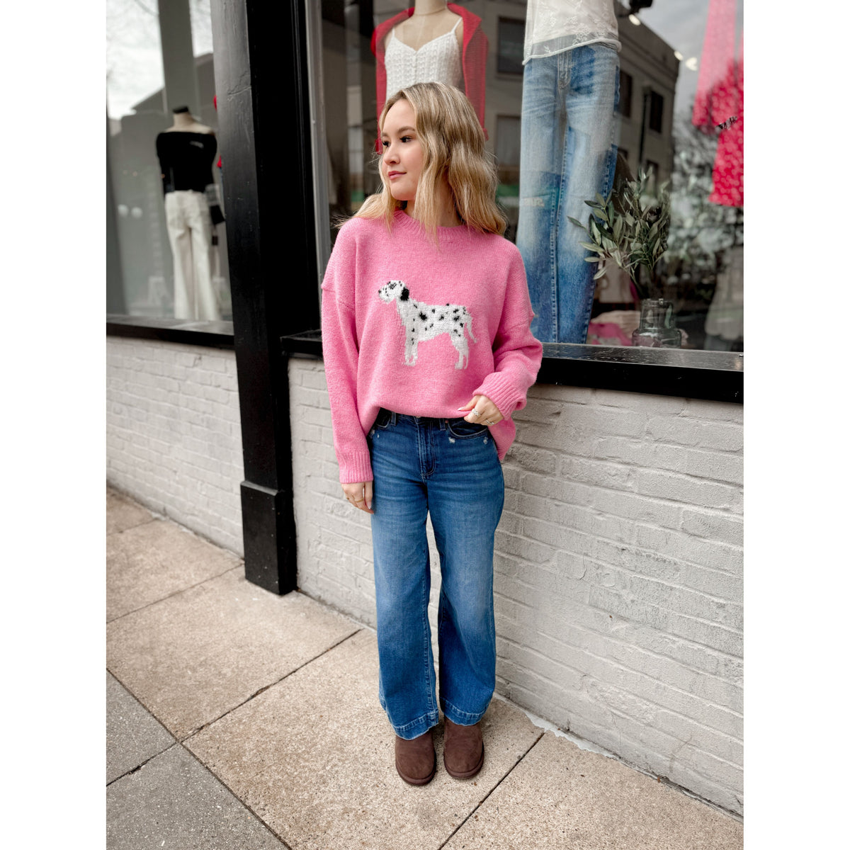 Dalmatian Sweater - Joanna A. Boutique