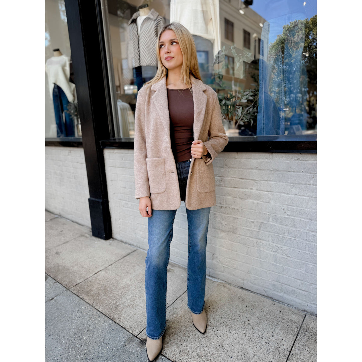 Hutton Oversized Blazer - Joanna A. Boutique