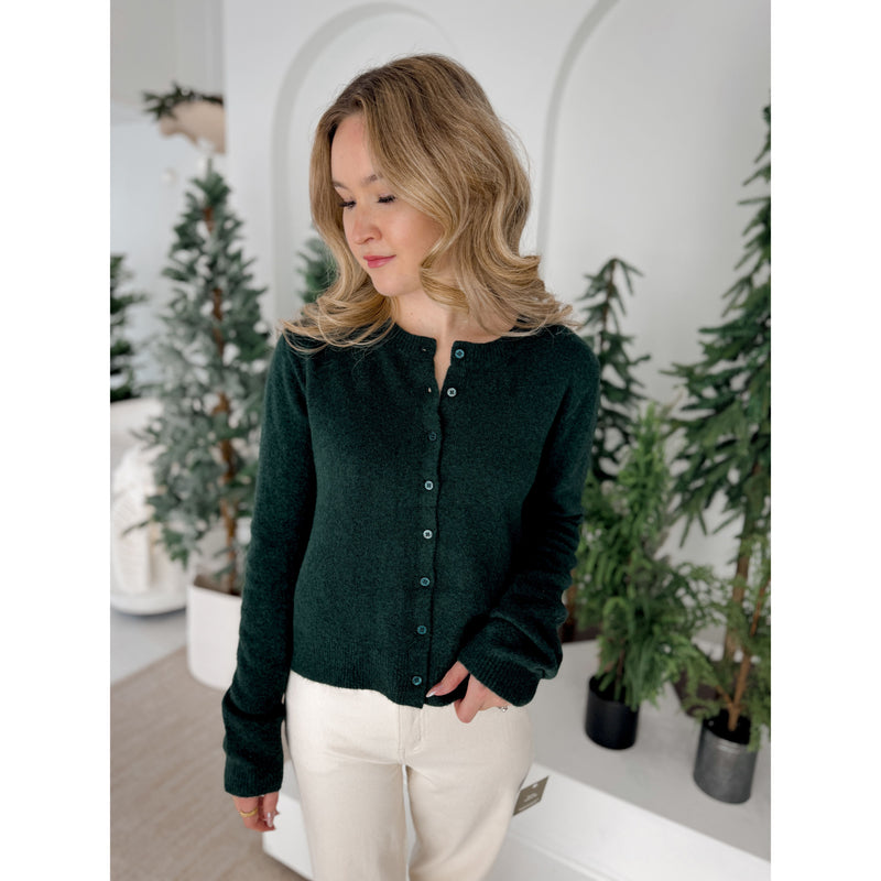 Medina Cardigan | Garland Green