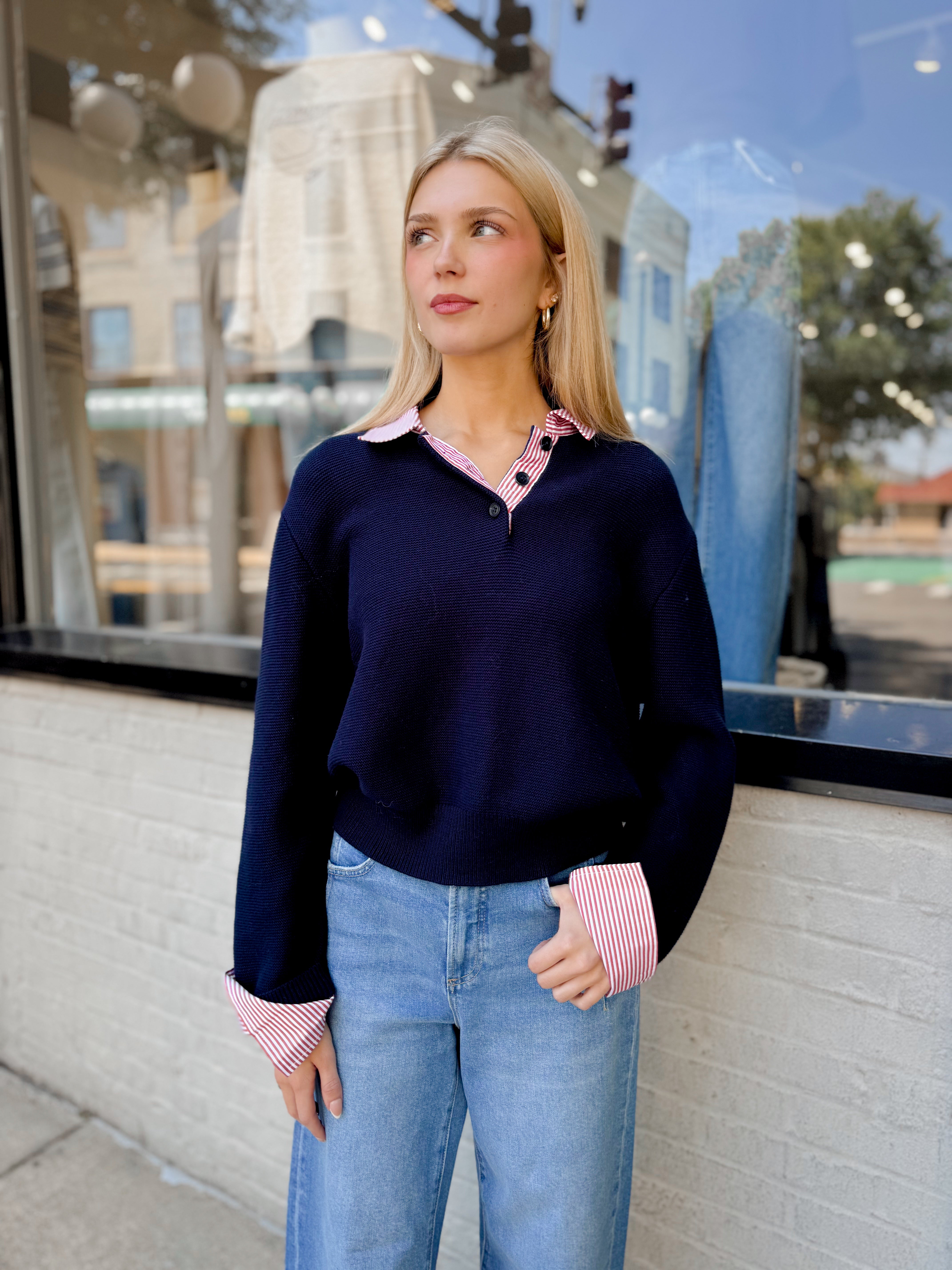Jillian Polo Sweater
