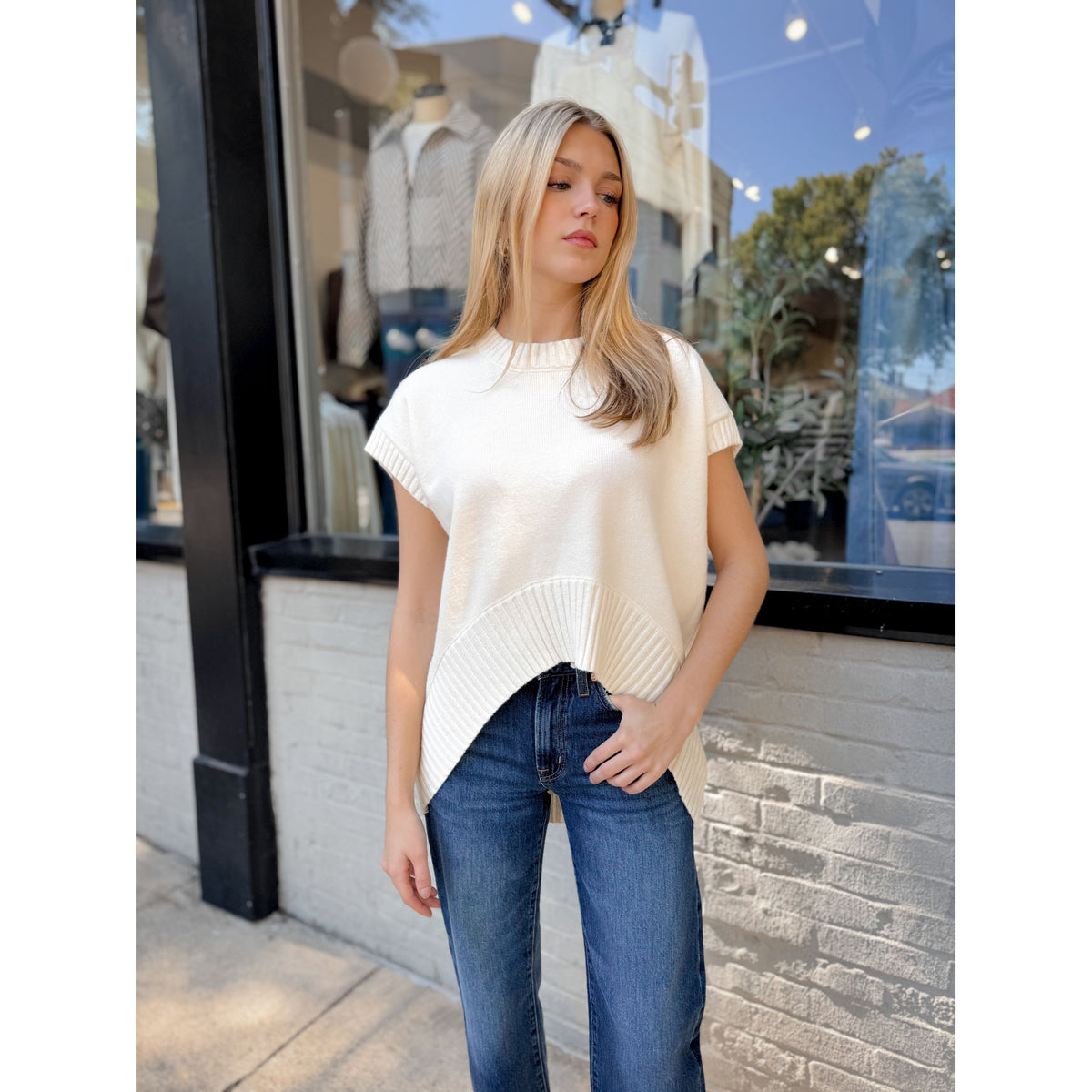 Jenni Knit Vest - Joanna A. Boutique