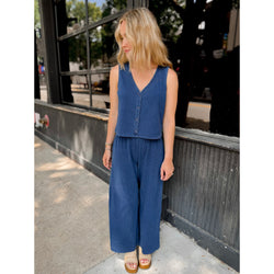 Scout Jersey Denim Pant | Indigo - Joanna A. Boutique