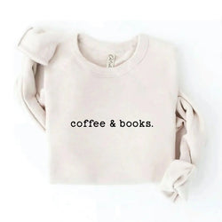 Coffee & Books Crewneck - Joanna A. Boutique