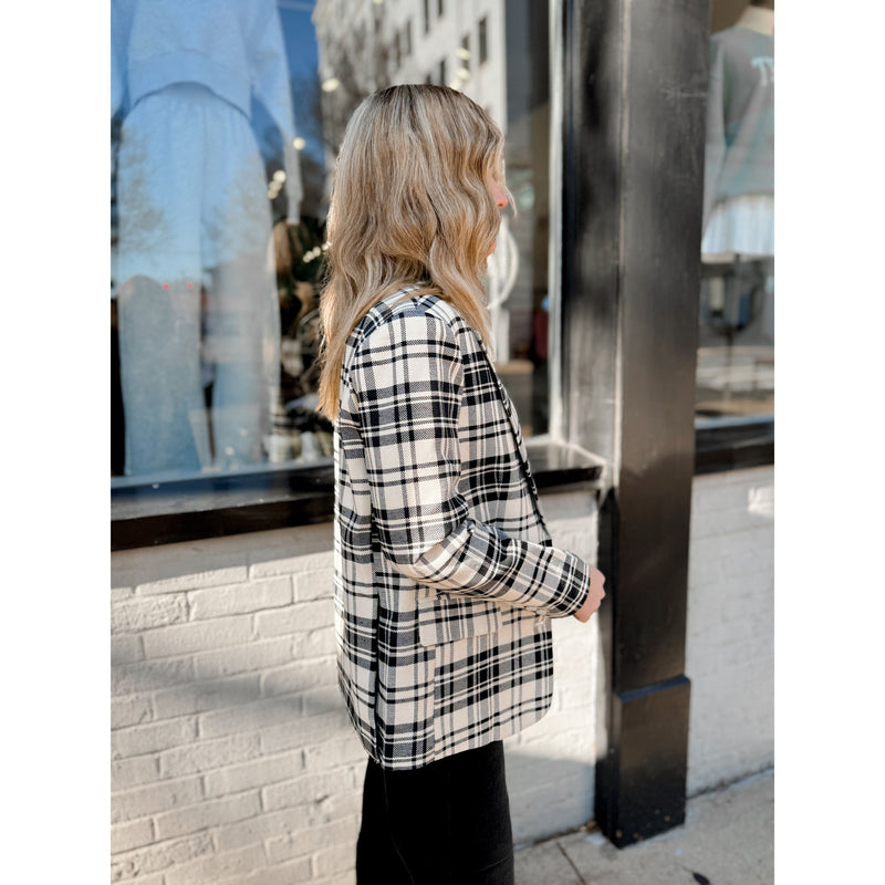 Juniper Plaid Blazer