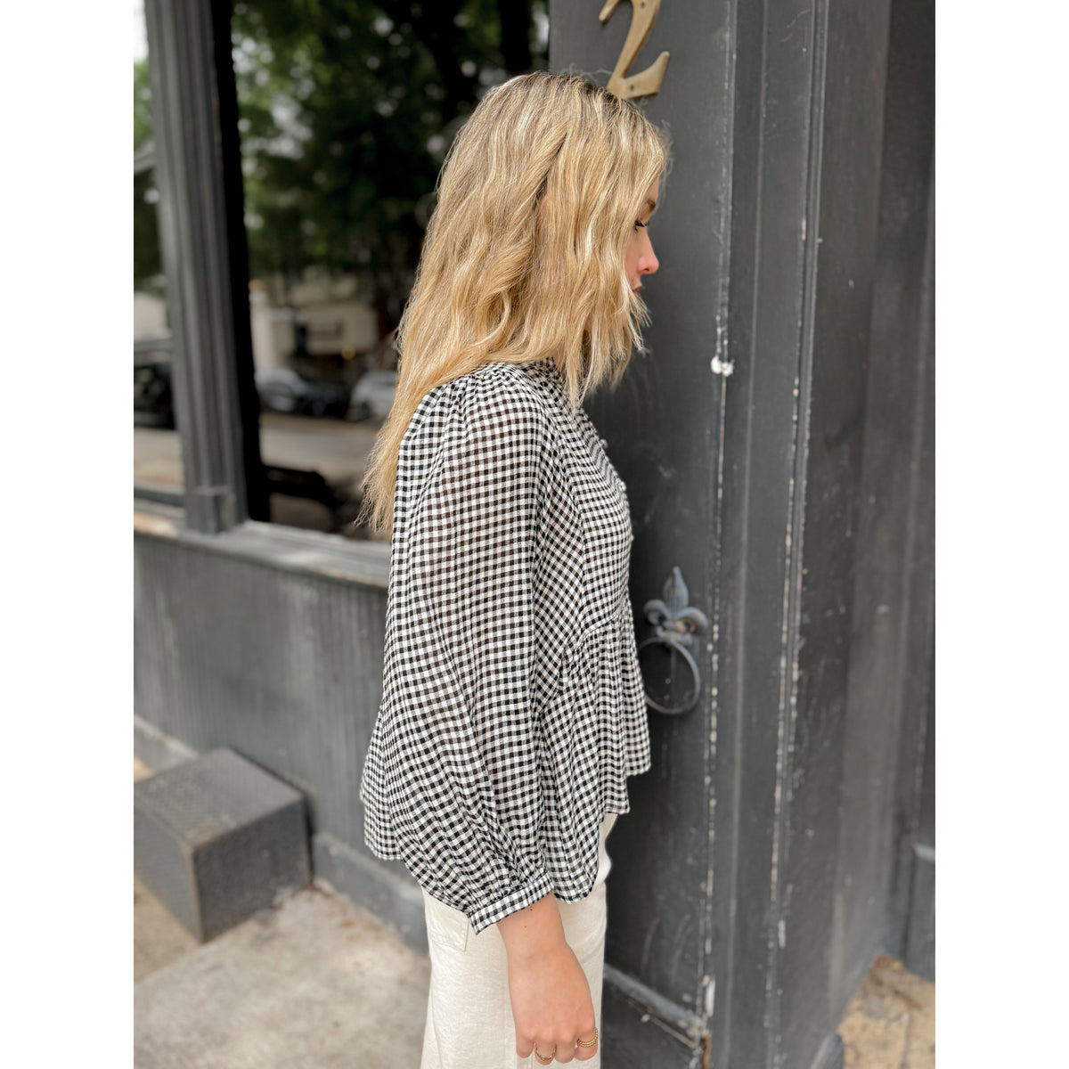 Mara Gingham Top - Joanna A. Boutique