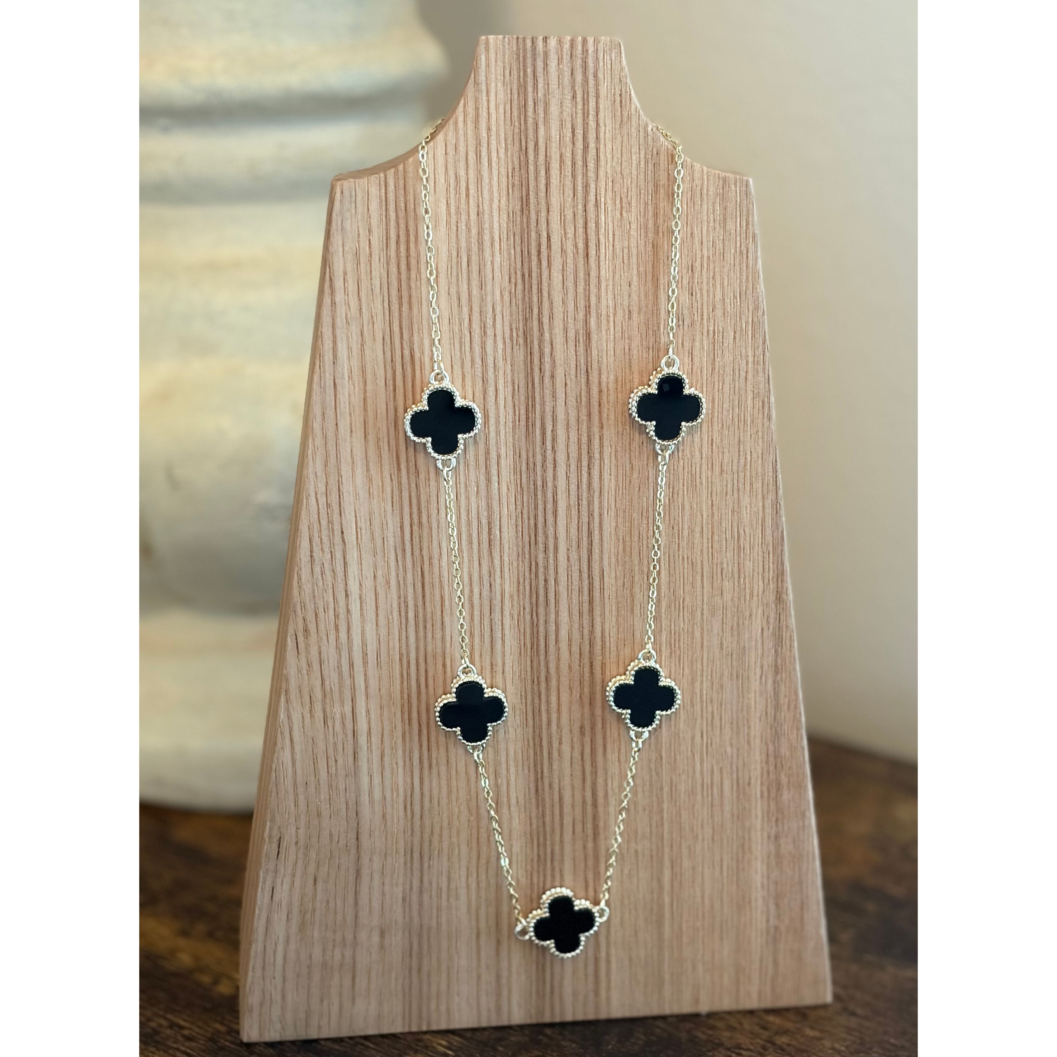 Black Clover Necklace - Joanna A. Boutique