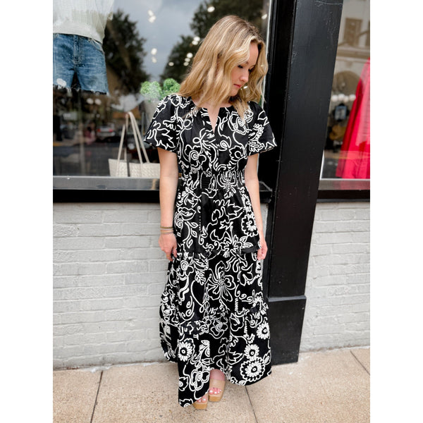 Haylie Poplin Maxi Dress