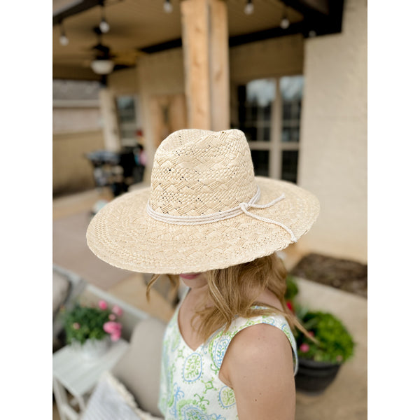 Mojave Woven Hat | Beige - Joanna A. Boutique