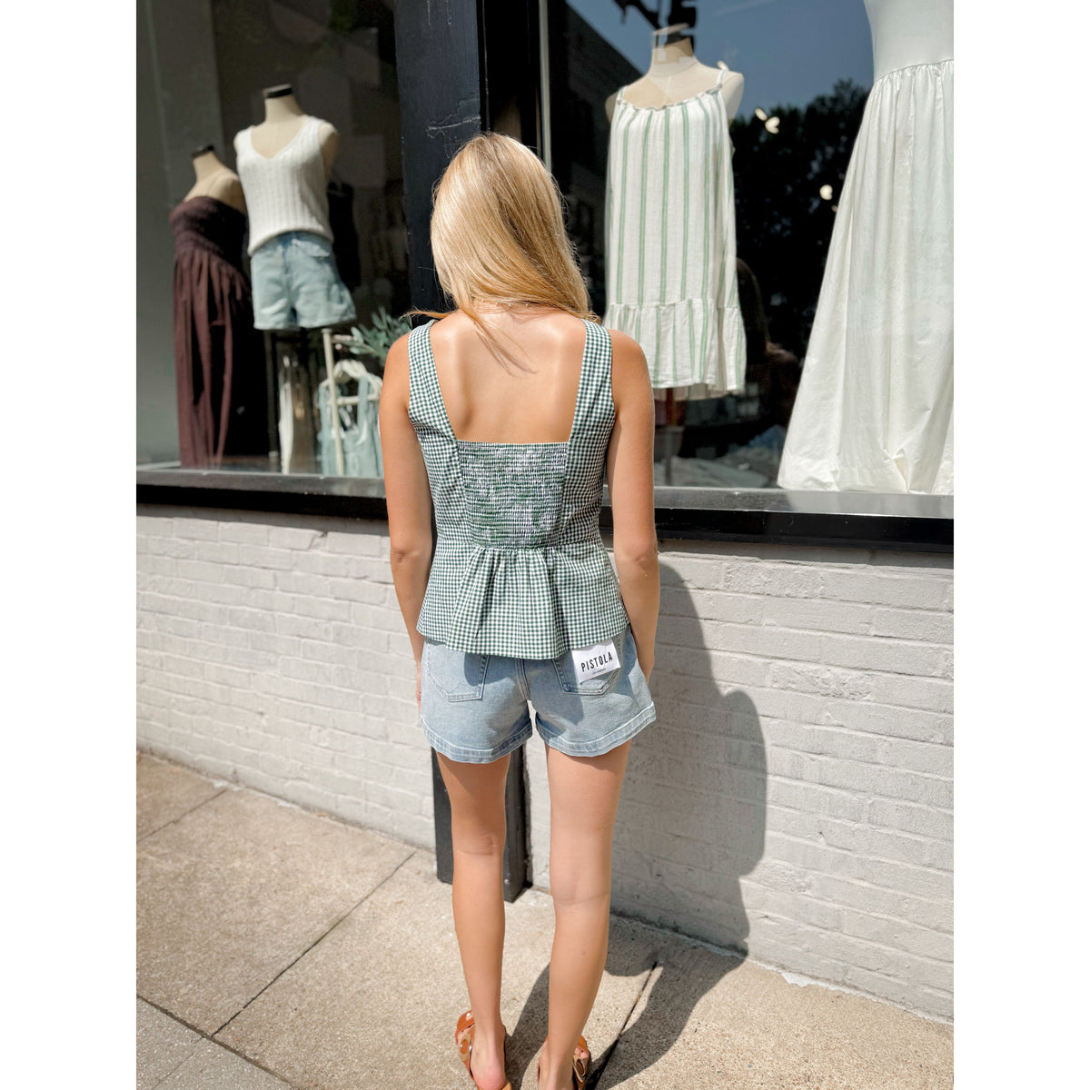 Bianca Gingham Vest - Joanna A. Boutique