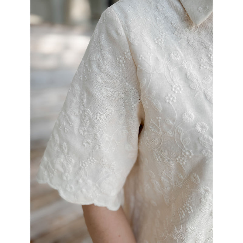 Chiara Scalloped Top - Joanna A. Boutique