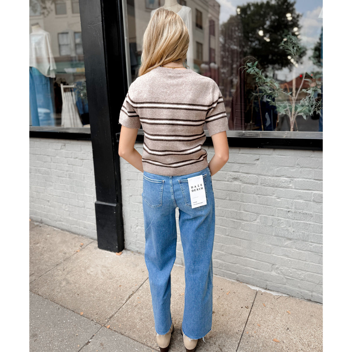 Gatewood Stripe Sweater | Heather Ash - Joanna A. Boutique