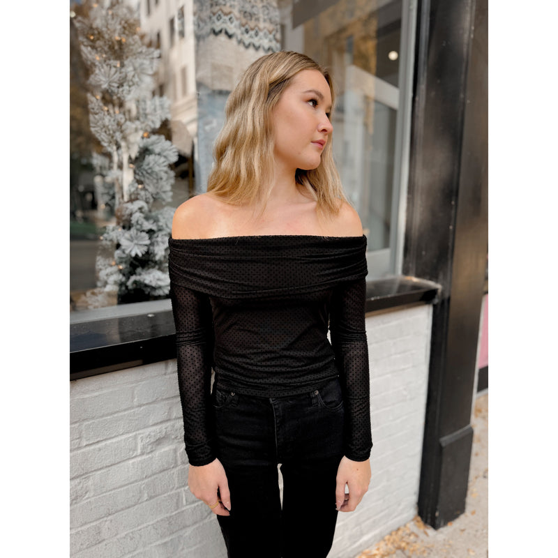 Whimsy Off Shoulder Top