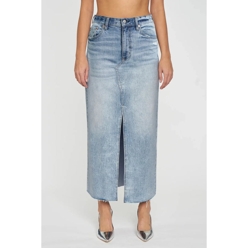 Daze Girl Next Door Maxi Skirt in Fools Gold