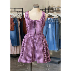 Isabel Houndstooth Dress - Joanna A. Boutique