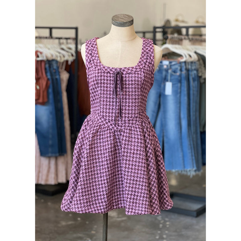 Isabel Houndstooth Dress - Joanna A. Boutique