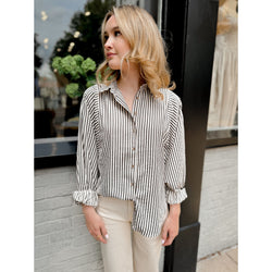 Monterey Dolman Button Up | Black - Joanna A. Boutique