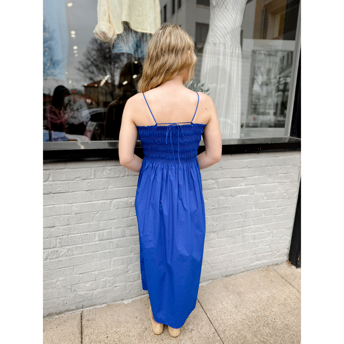 Cornelia Poplin Maxi Dress - Joanna A. Boutique