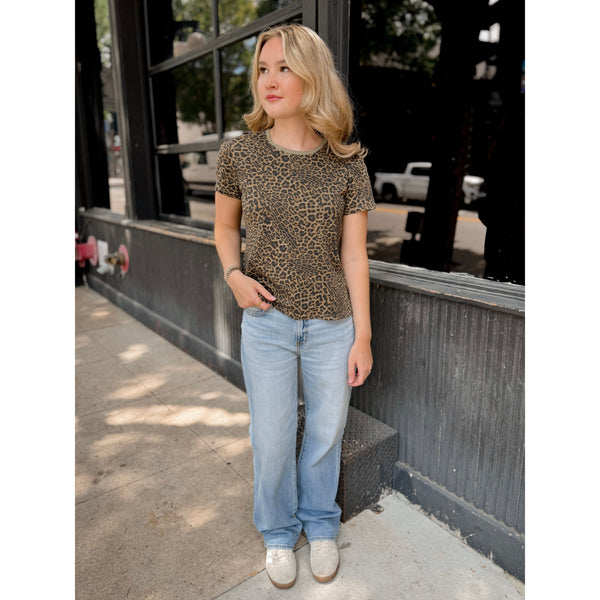 Unity Tee | Vetiver Leopard - Joanna A. Boutique