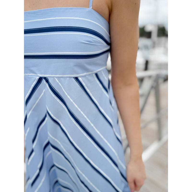 Evelyn Striped Maxi Dress