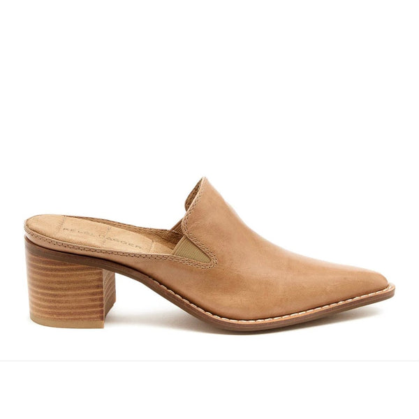 Mason Pointed Toe Mule | Bison - Joanna A. Boutique