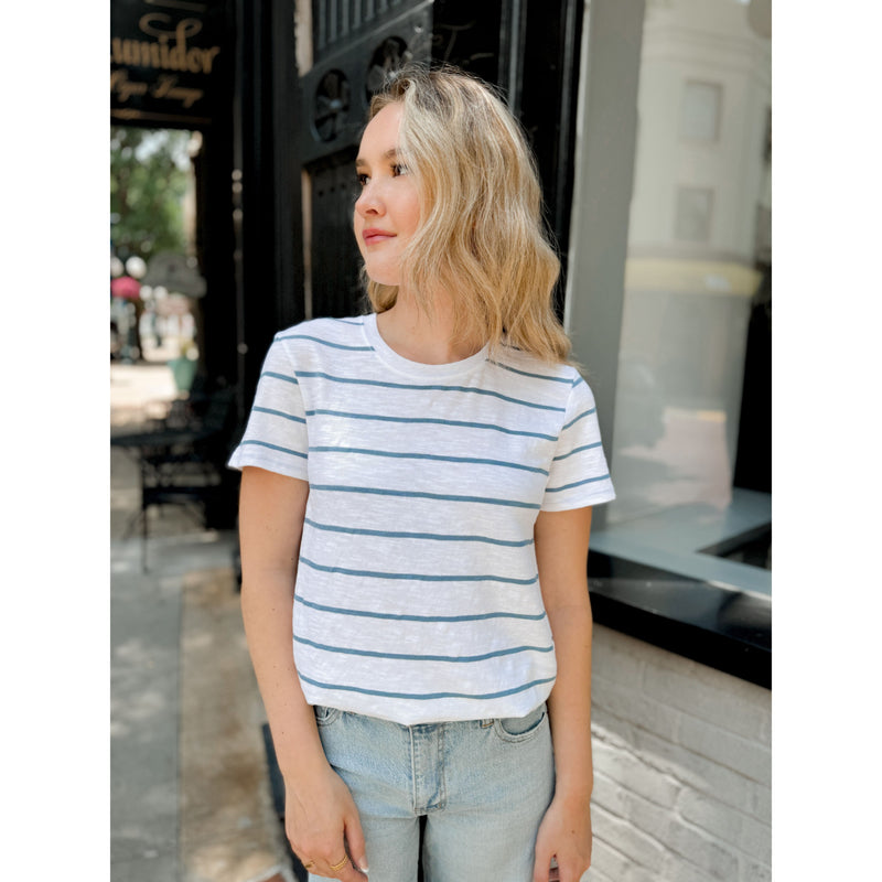 Foundation Stripe Tee | Boathouse