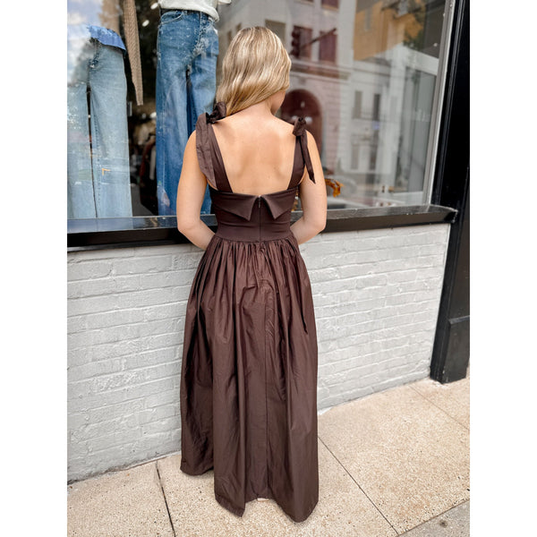 Karina Maxi Dress | Brown