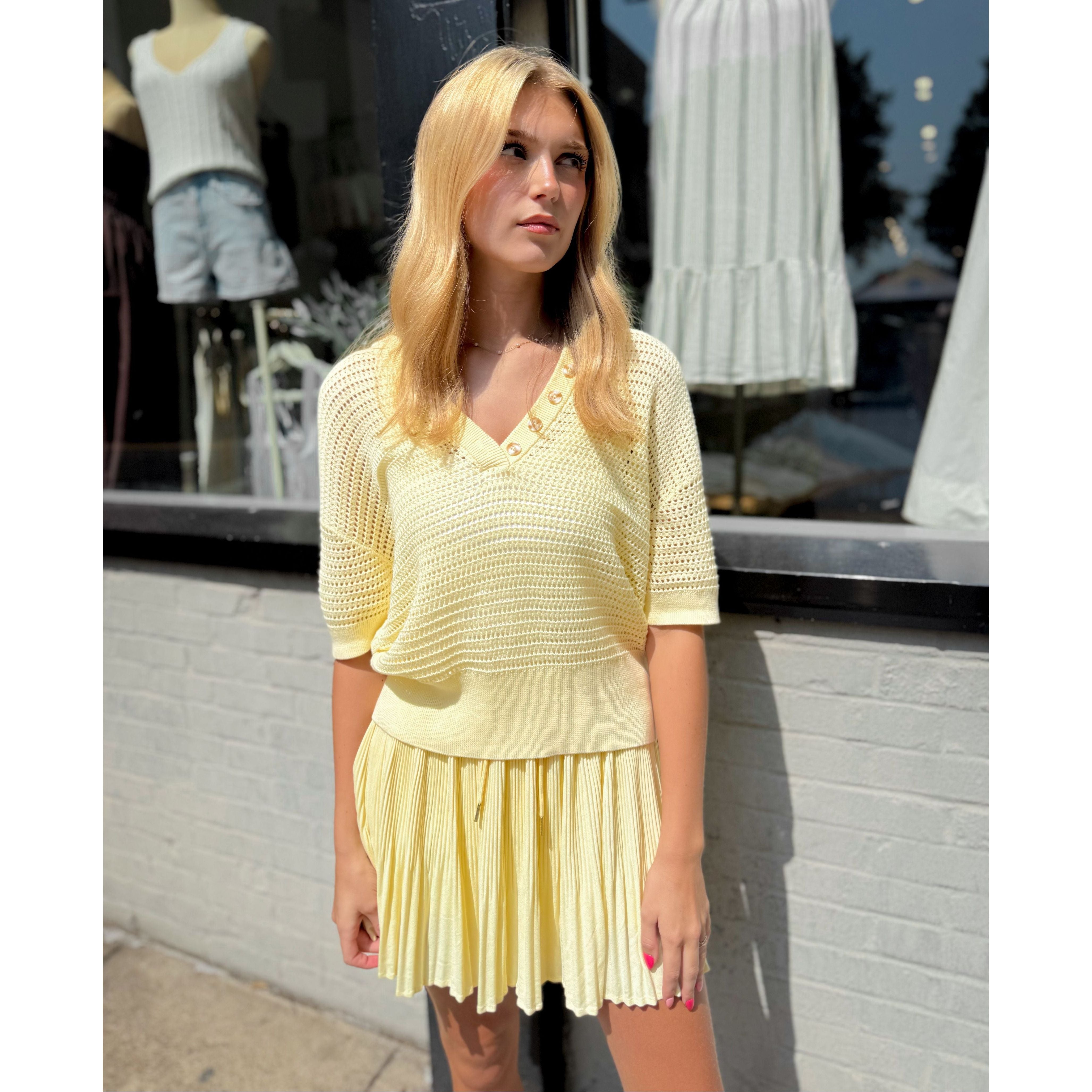 Callie Knit Top - Joanna A. Boutique