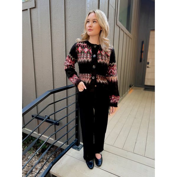 Iceland Fair Isle Cardigan - Joanna A. Boutique