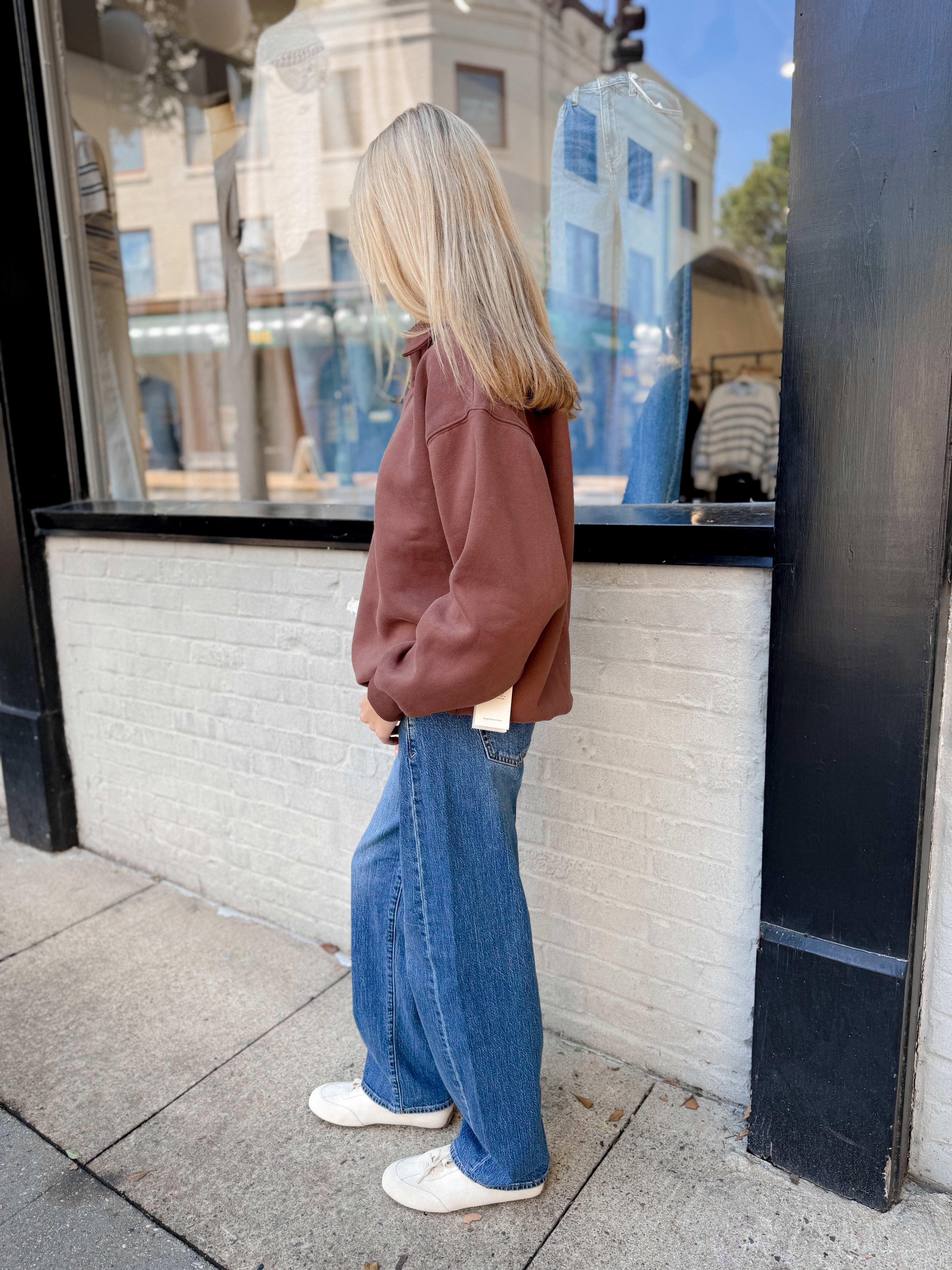 Airport Sweatshirt | Chocolate