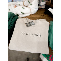 Joy To The World Mineral Crewneck