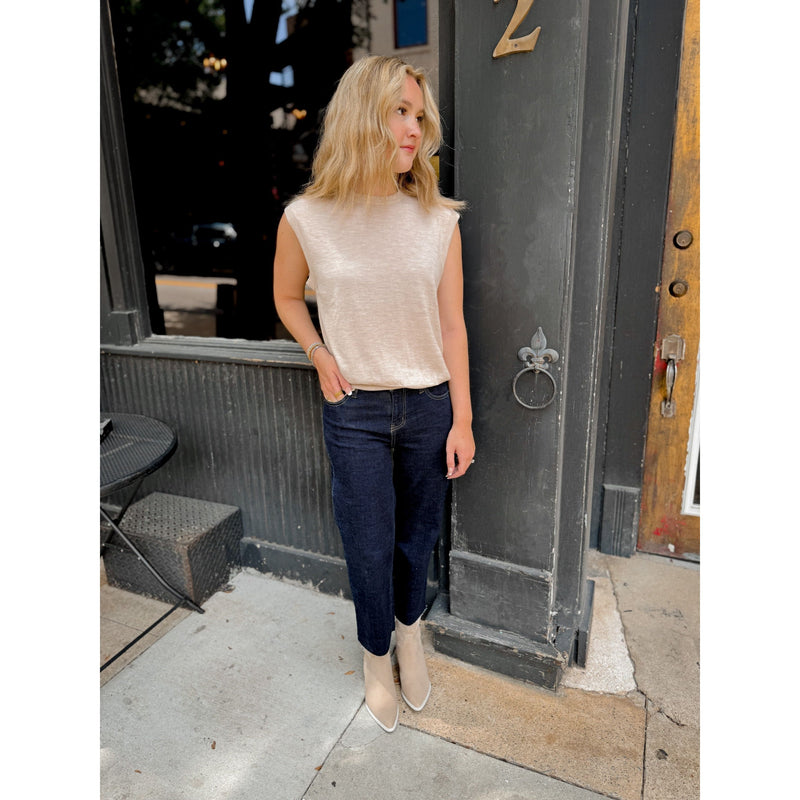 Sophie Cashmere Vest | Taupe