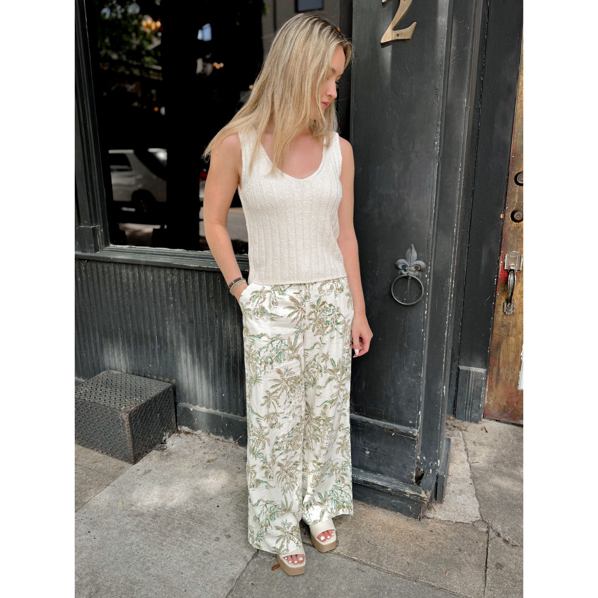 Overlook Tiki Linen Pant - Joanna A. Boutique