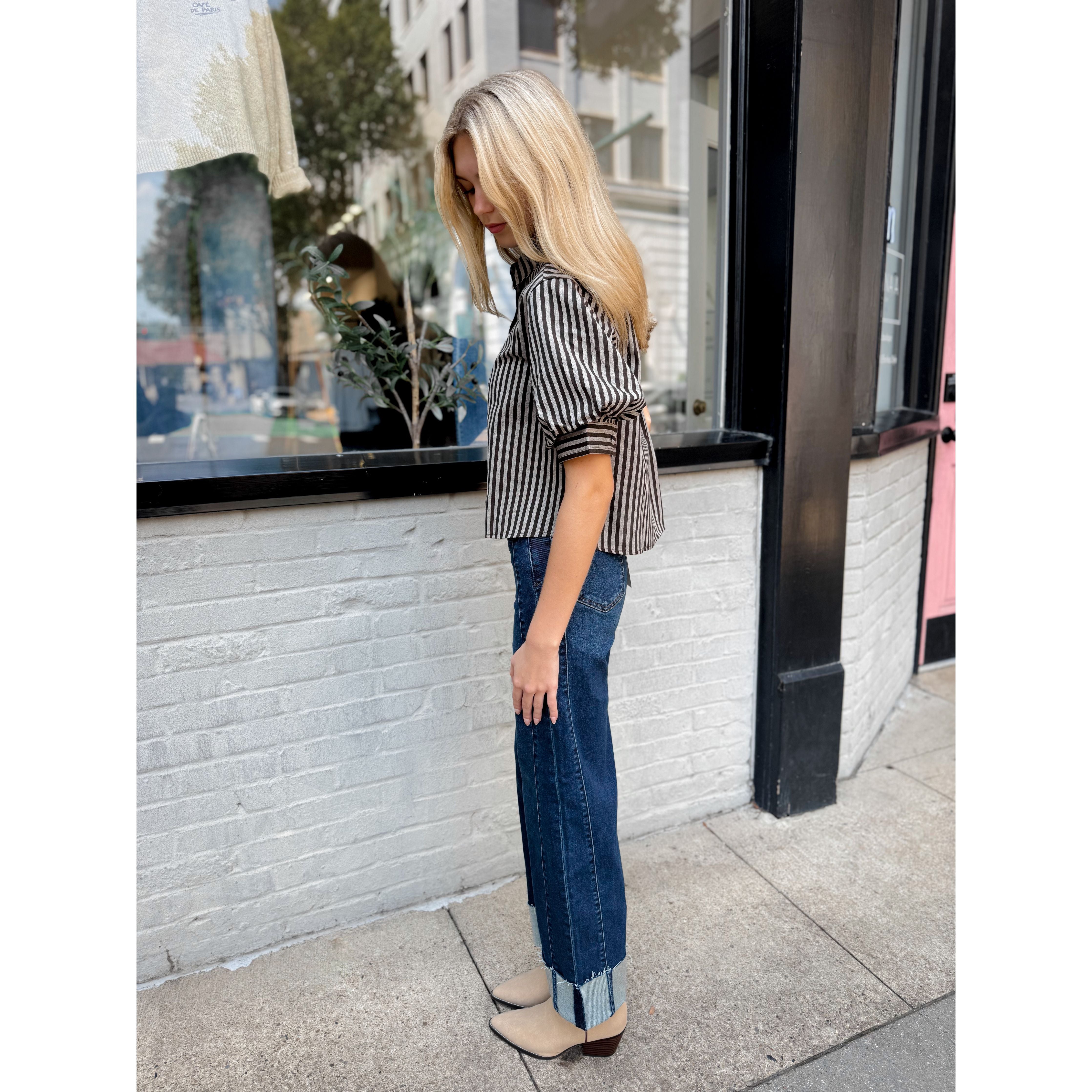 Mae Striped Top - Joanna A. Boutique