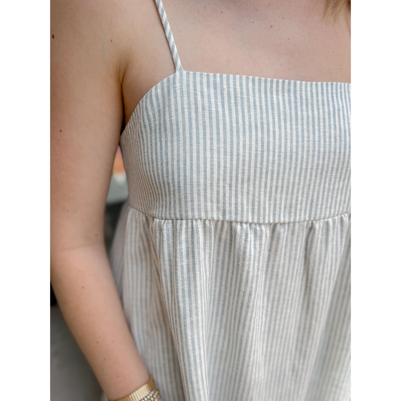 Shea Striped Midi Dress