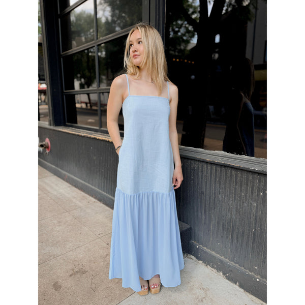 Muse Maxi Dress | Light Blue